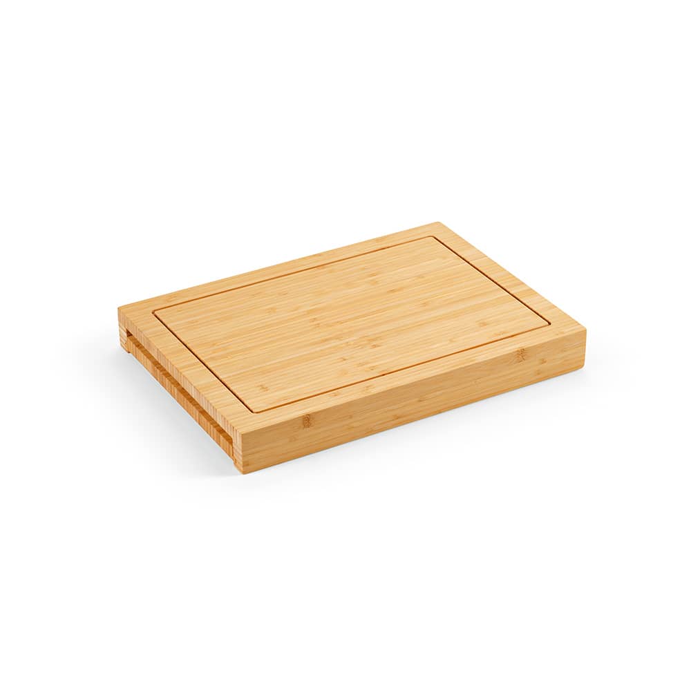 Brancusi Board Bamboo with Kitchen Knives promotional product