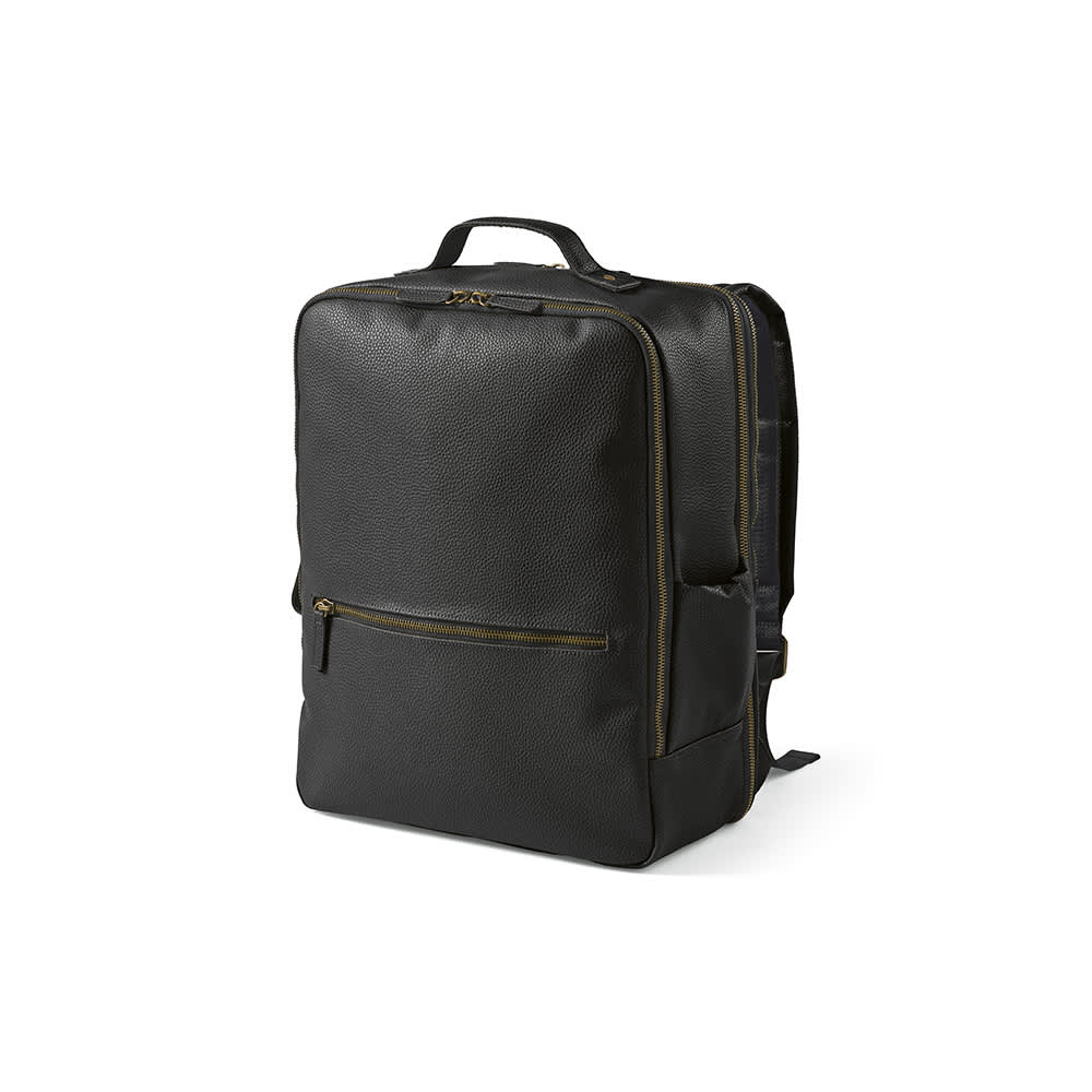 Paris Backpack 20L recycled Leather fits 17" laptop promotional product