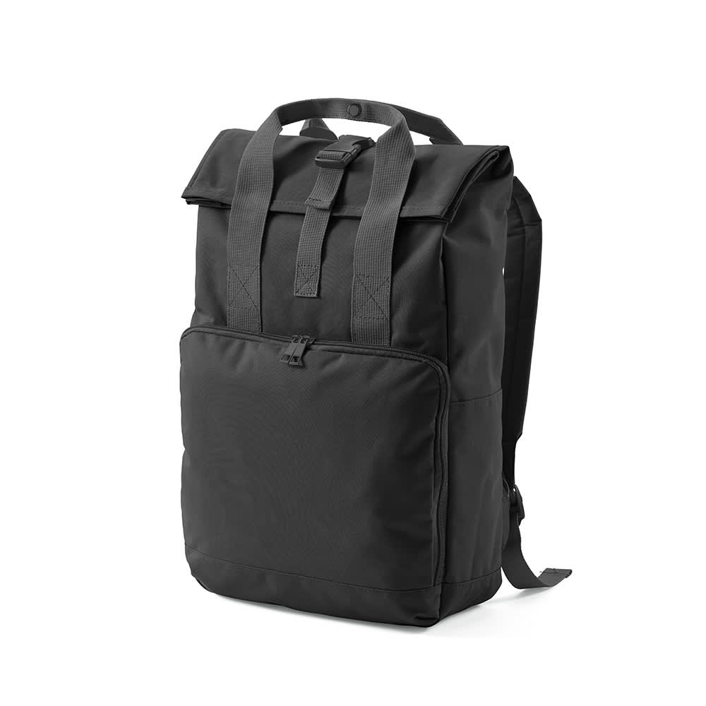 Warsaw Backpack 20L rPET. Roll top and buckle closure promotional product