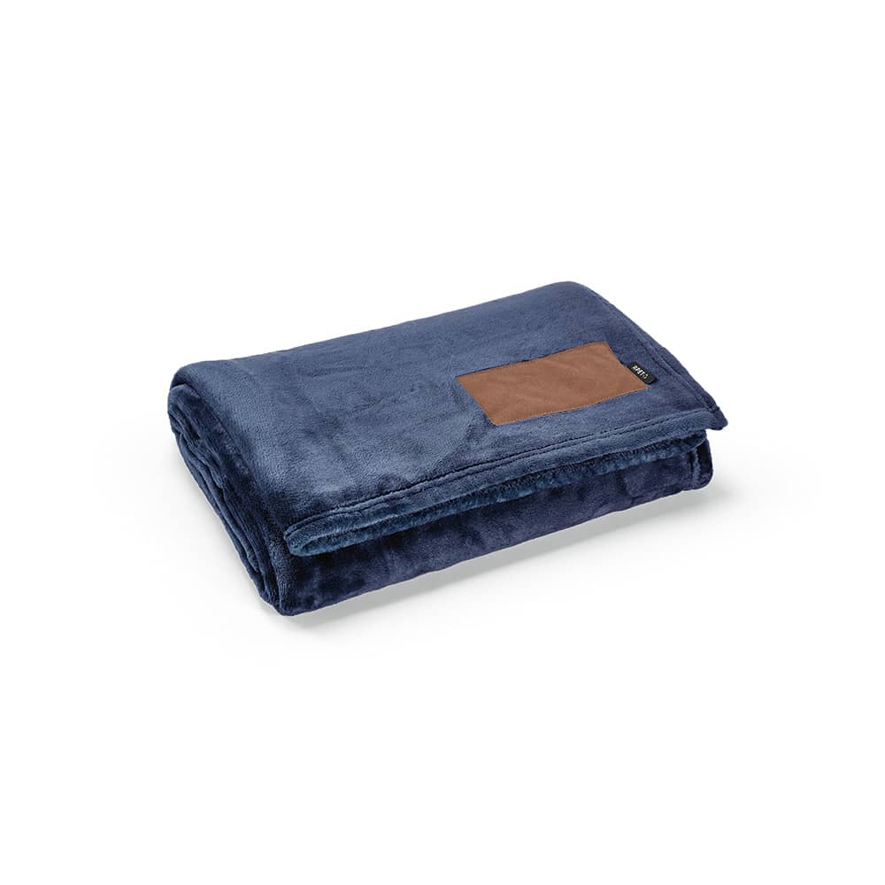 Van Eyck Blanket rPET 240gsm. Customisable Patch promotional product