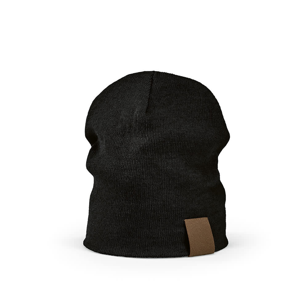 Marley Beanie rPET. Customisable Patch promotional product