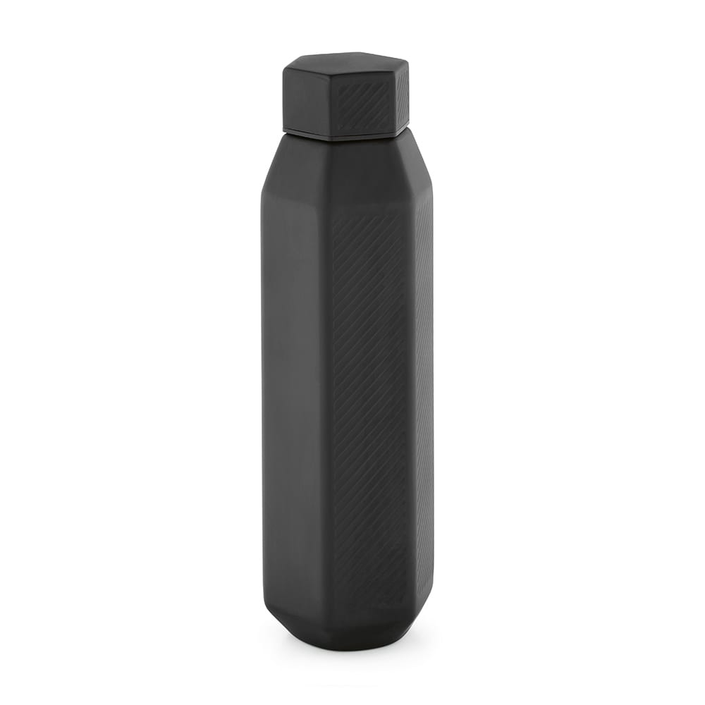 Hexagul Bottle rSS 530ml. Double wall and Leakproof. Hexagonal promotional product