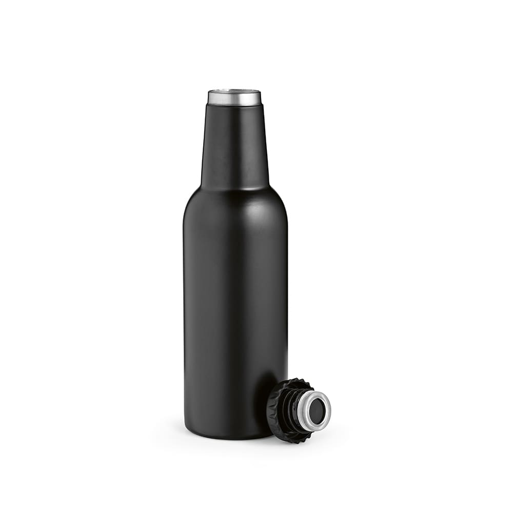 Sepik Bottle rSS 360ml. Double wall and Leakproof. Soda shaped promotional product