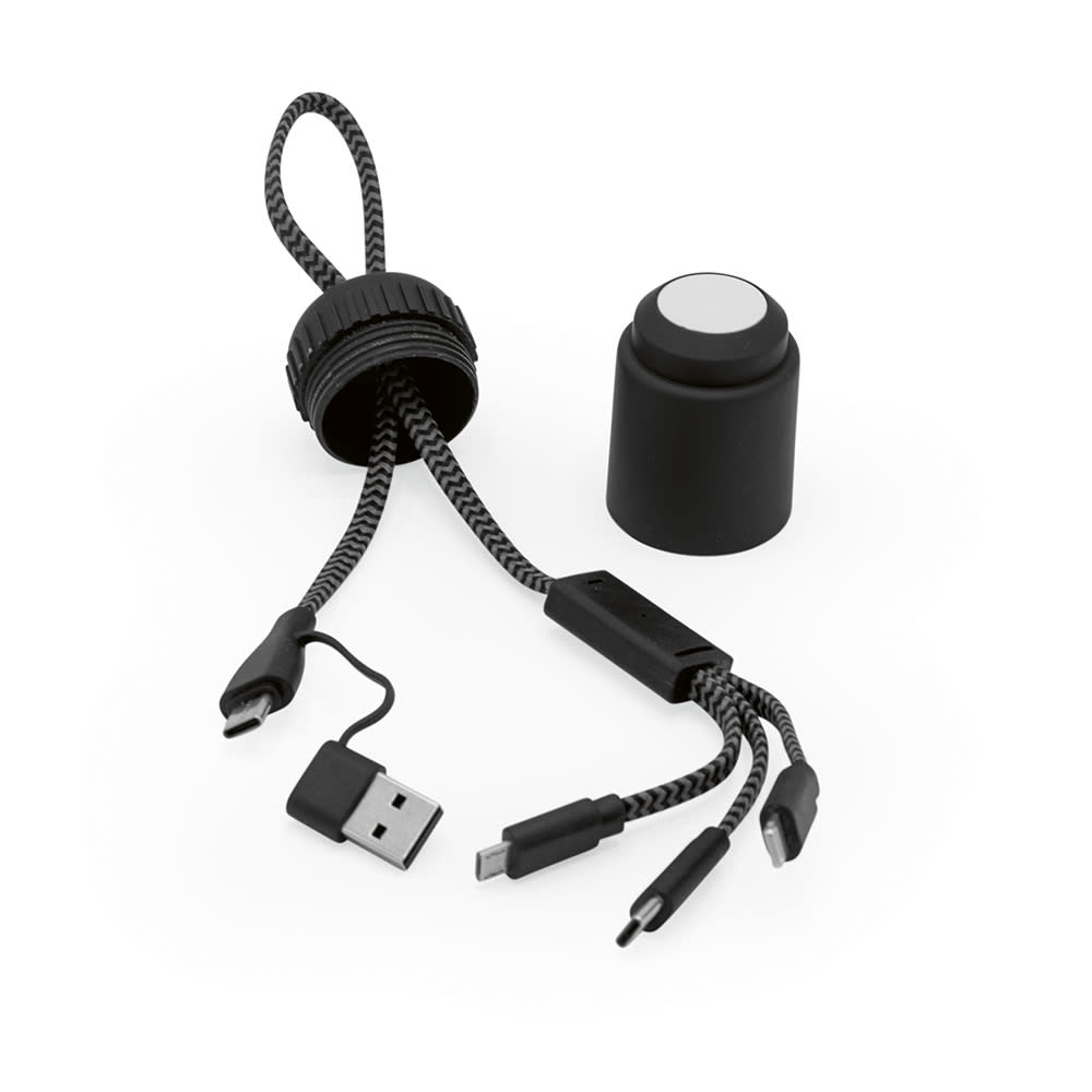 Versacord 5-in-1 Cable rPET. rABS. Fast charge promotional product