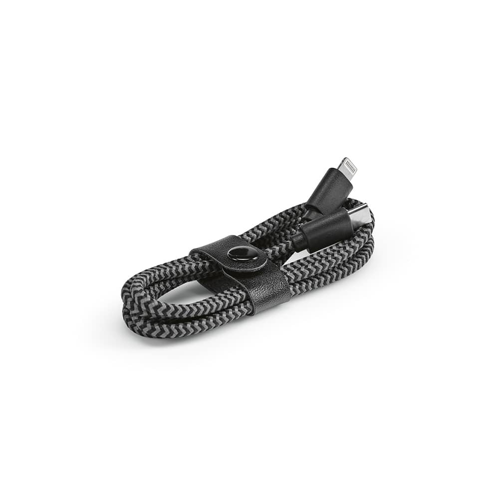 Ramanujan Cable rPET. 1m USB-C to Lightning. Fast Charge promotional product