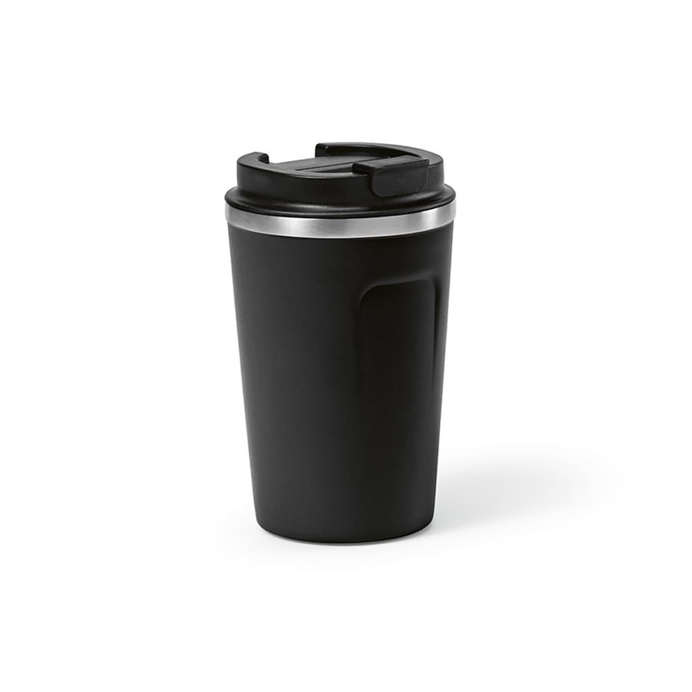 Limpopo Travel Cup rSS 490ml. Double wall and Leakproof promotional product