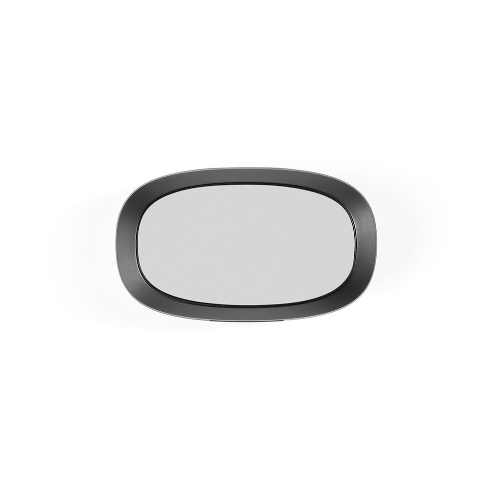 A pair of black Aerotunes earbuds featuring an open ear design and a compact charging case.