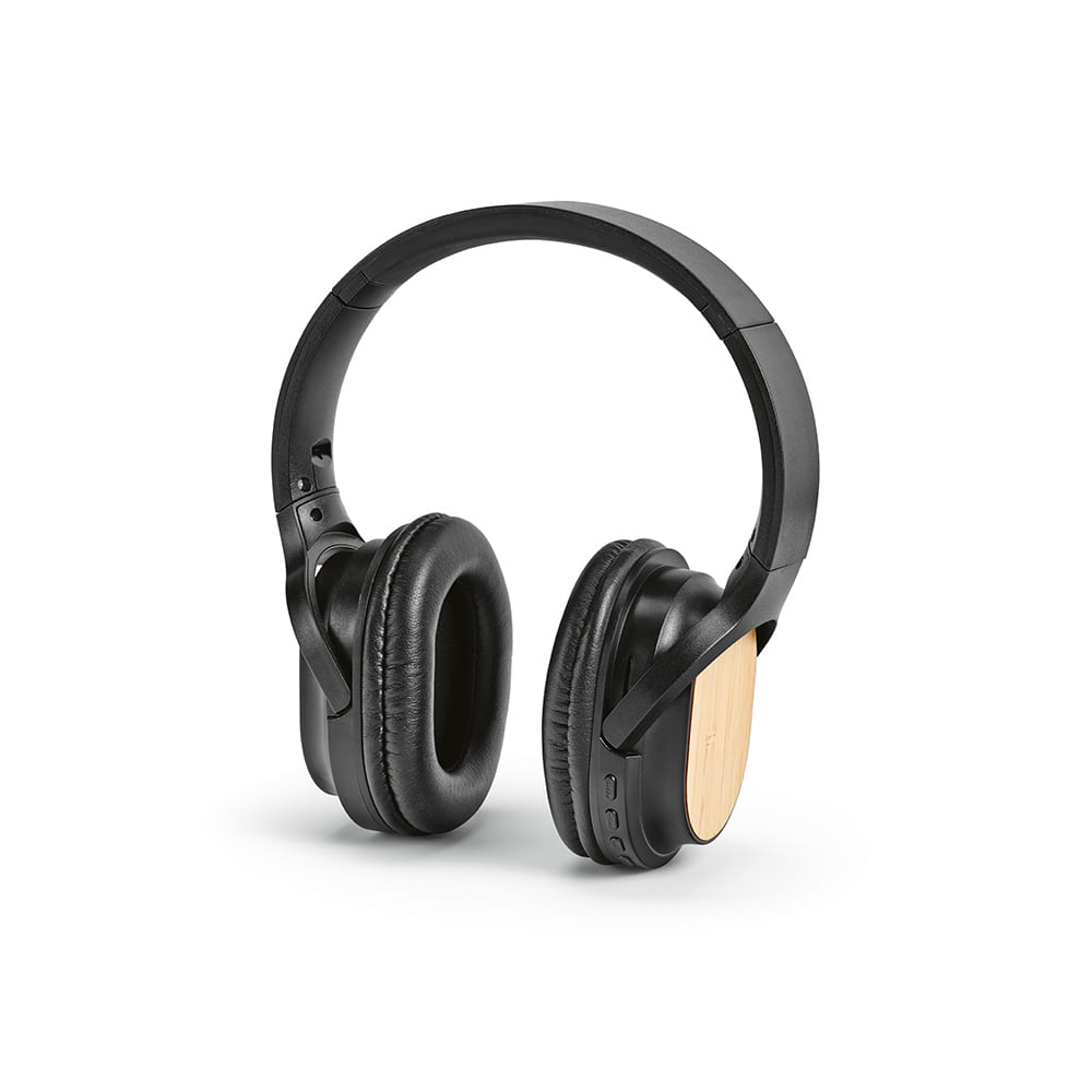 Fleming Headphones rABS and Bamboo 400mAh. 8h playtime promotional product