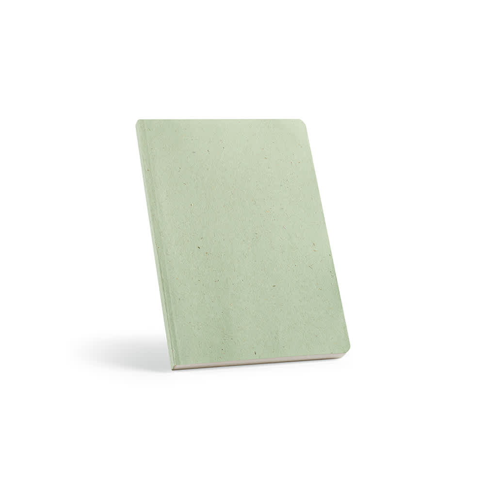 Dostoevsky A5 Notebook Lemongrass. 80gsm recycled 196 pages promotional product