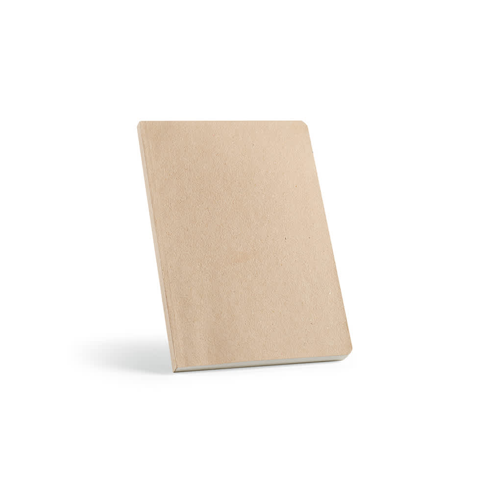 Joyce A5 Notebook Banana cover. 80gsm recycled 196 pages promotional product