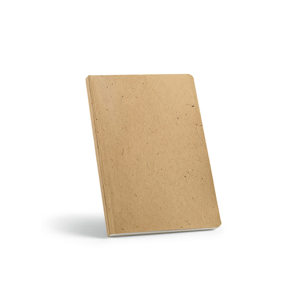 Fitzgerald A5 Notebook Coconut Husk. 80gsm recycled 196 pages promotional product