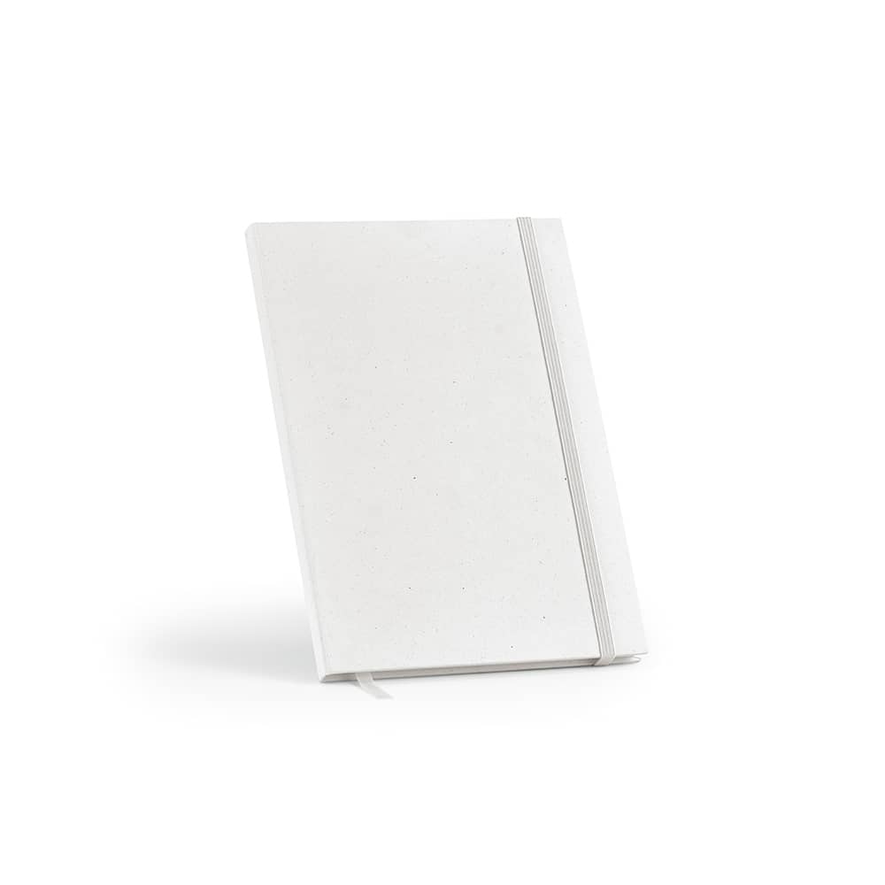 Hugo A5 Notebook rMilk Cartons cover. FSC® 70gsm recycled 160 pages promotional product