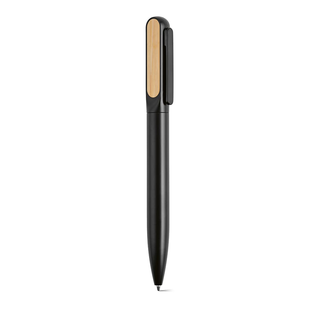 Plato Pen rAluminium. Blue 1km Dokumental® ink promotional product