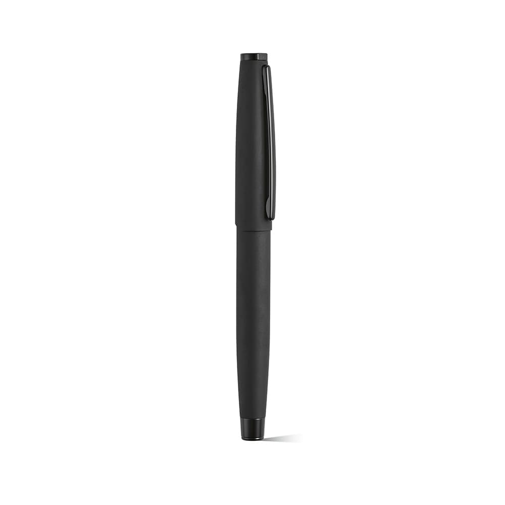 Dreiser Pen rStainless Steel. Black 1km Dokumental® ink promotional product