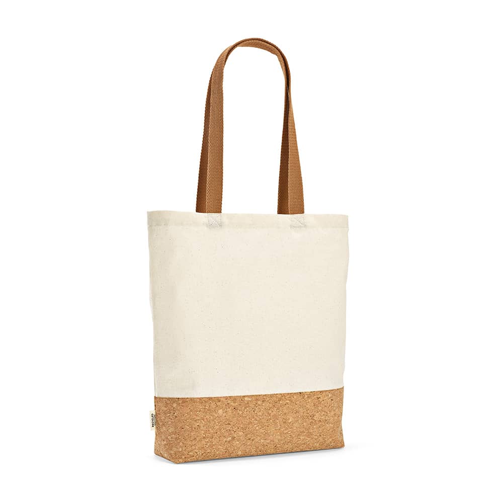 Chimborazo Shopping Bag rCotton 180gsm and Cork promotional product