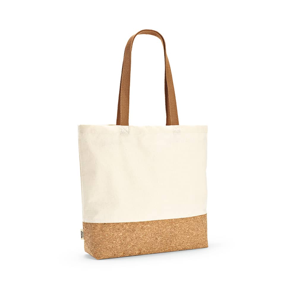 Vinson Shopping Bag rCotton 220gsm and Cork promotional product