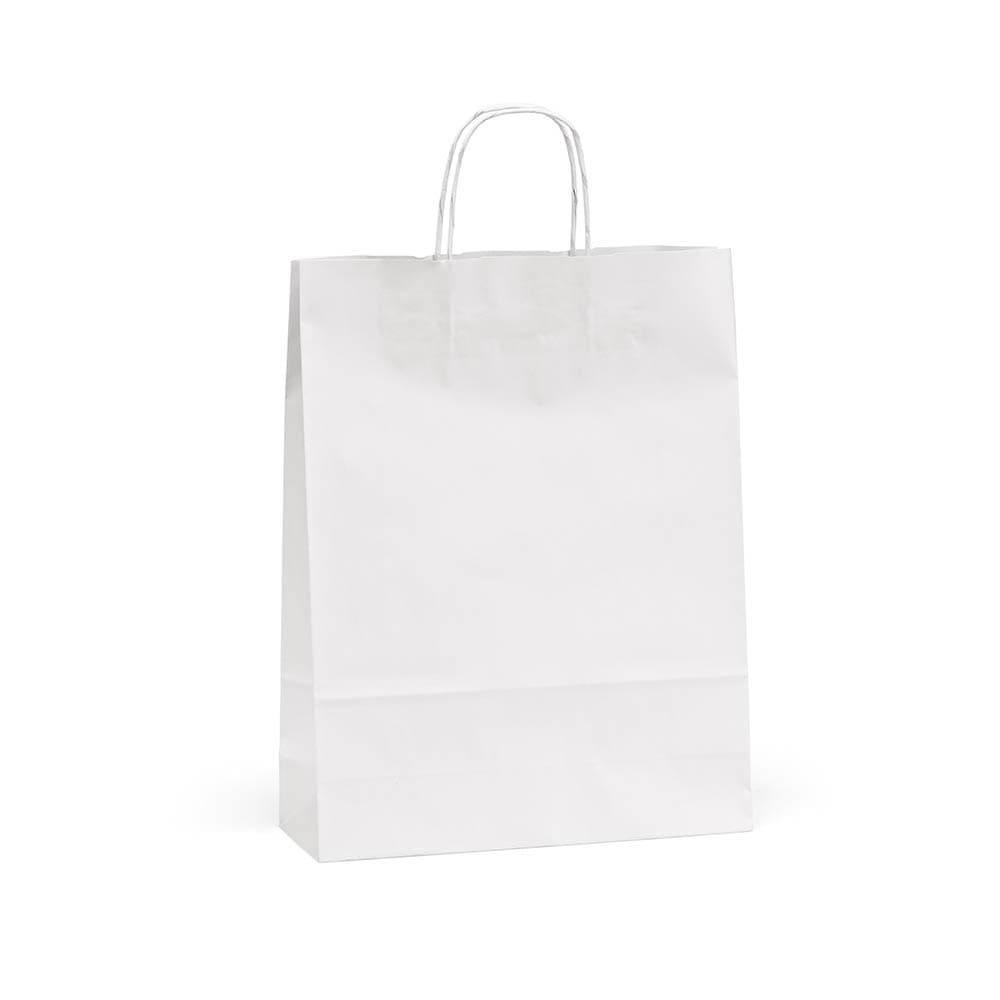 Etna L White FSC® Kraft Bag. 100gsm. Made in Portugal promotional product
