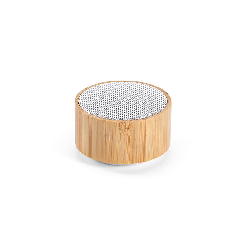 Einstein Bamboo and rABS speaker 400mAh. 3h playtime. 3W promotional product