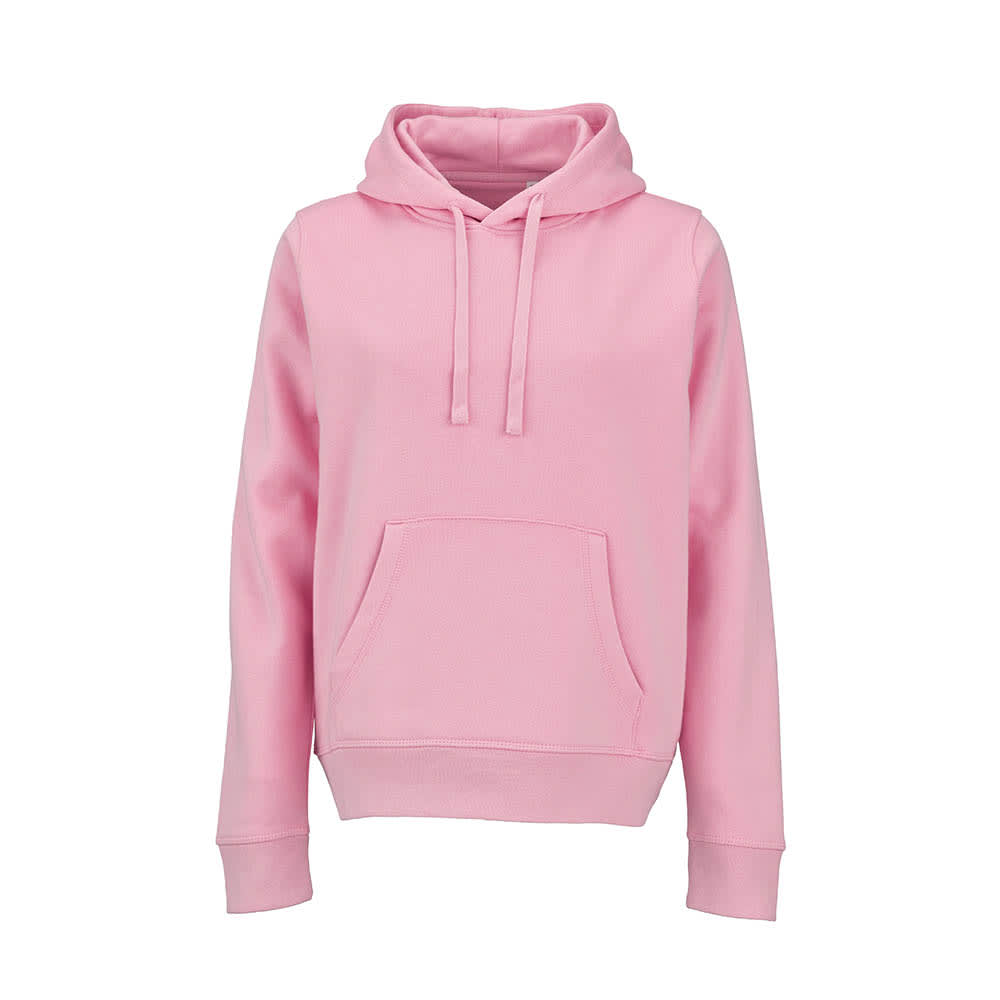 Bondi Women's hooded sweatshirt. Organic cotton and rPET. 300gsm promotional product