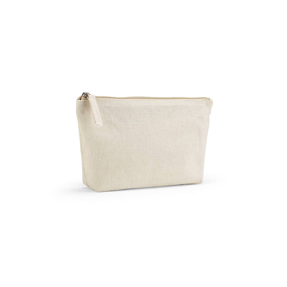 Cairo M. Toiletry Bag 2.1L 320 gsm rCotton with zipper promotional product