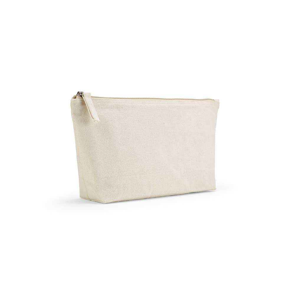 Cairo L. Toiletry Bag 3.9L 320 gsm rCotton with zipper promotional product