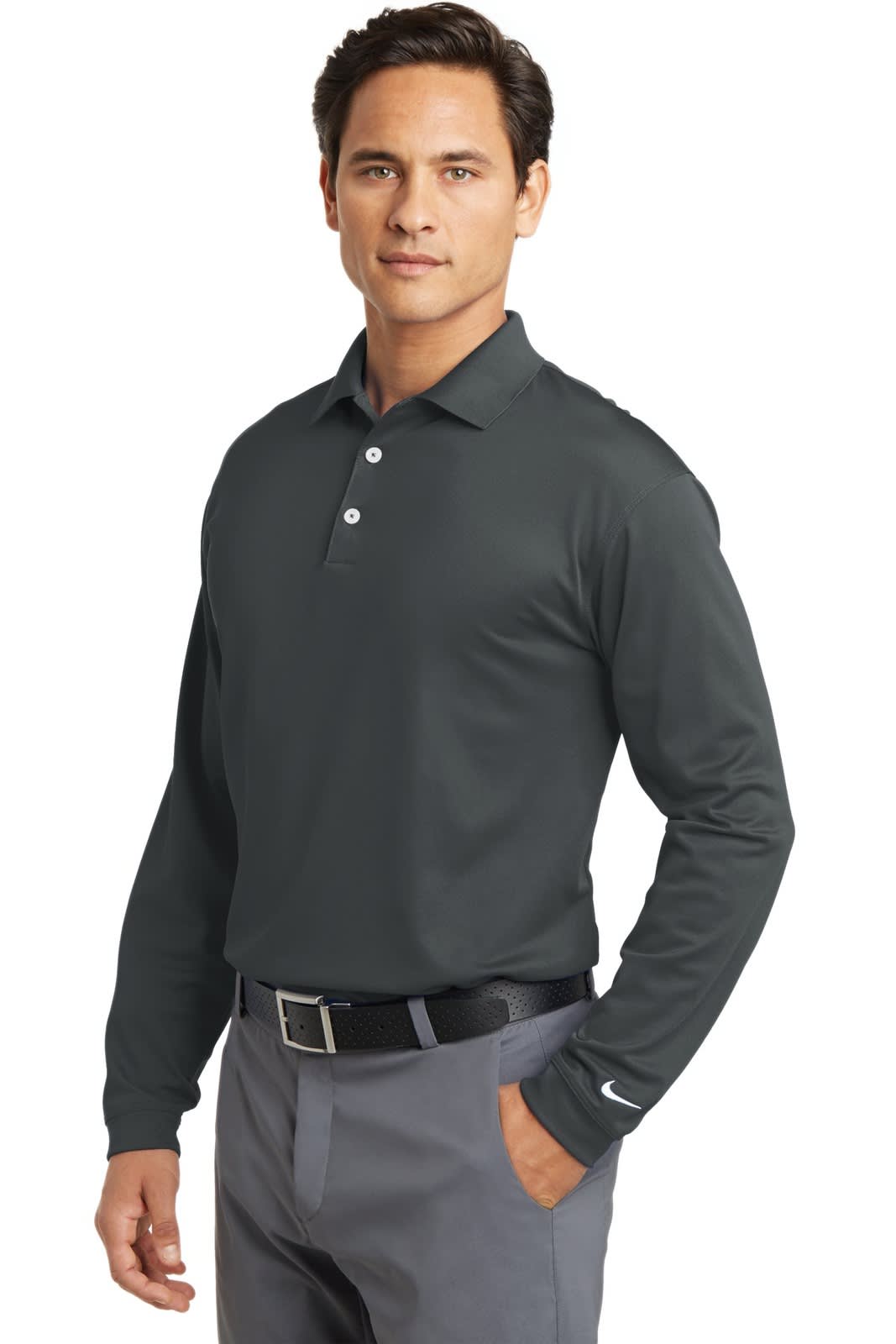 Nike Long Sleeve Dri-FIT Stretch Tech Polo