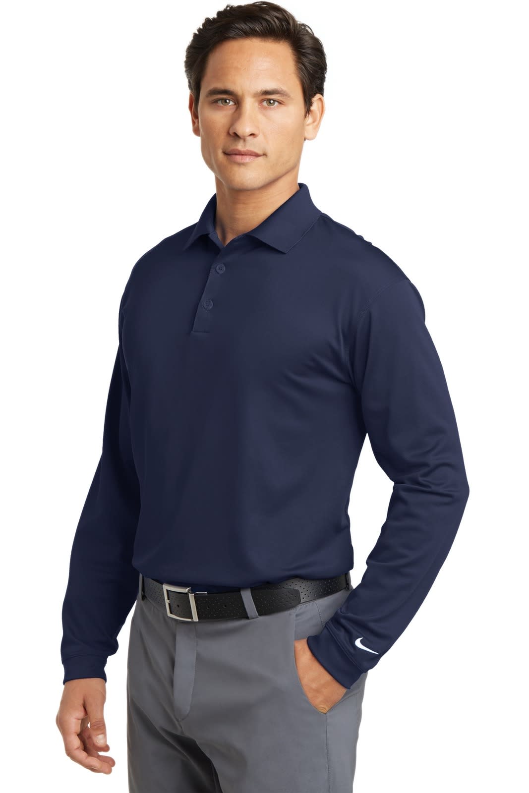 Nike Long Sleeve Dri-FIT Stretch Tech Polo