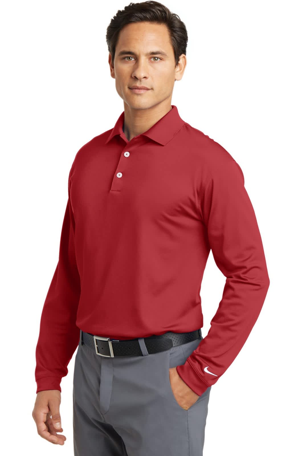 Nike Long Sleeve Dri-FIT Stretch Tech Polo
