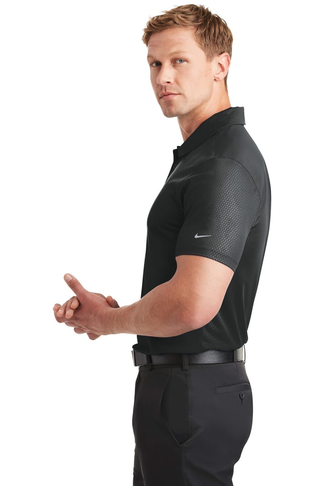 Nike Dri-FIT Embossed Tri-Blade Polo