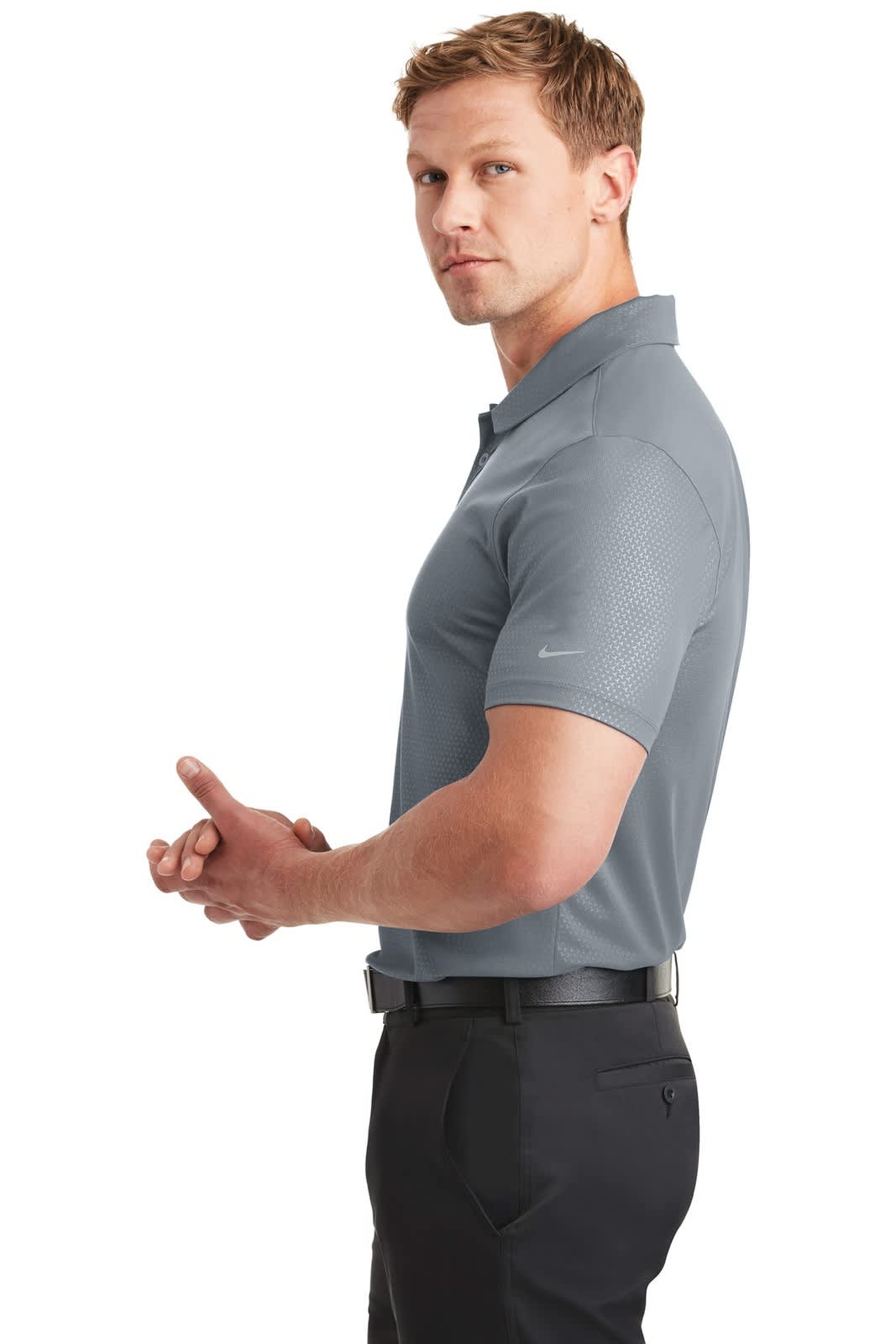 Nike Dri-FIT Embossed Tri-Blade Polo