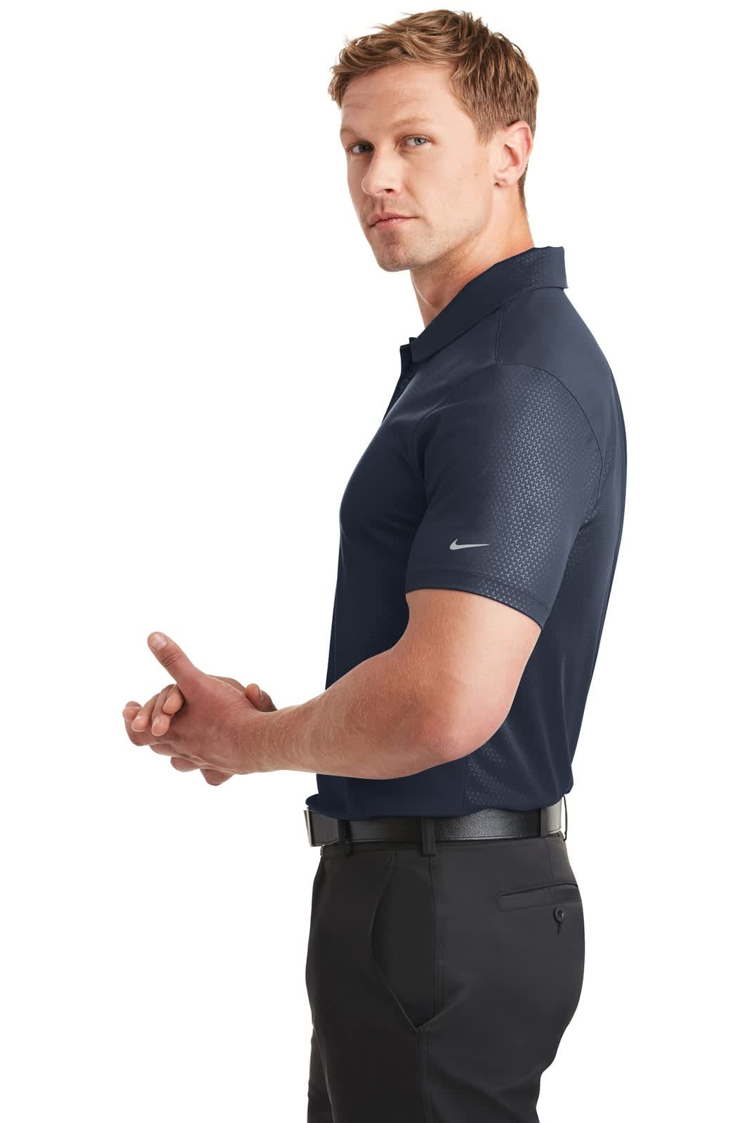 Nike Dri-FIT Embossed Tri-Blade Polo