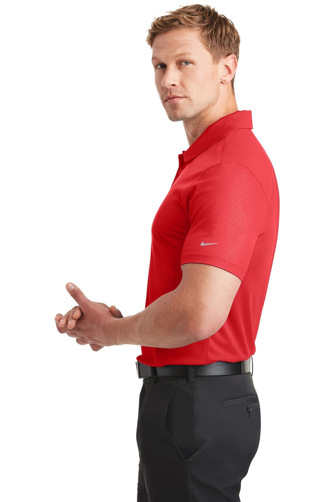 Nike Dri-FIT Embossed Tri-Blade Polo