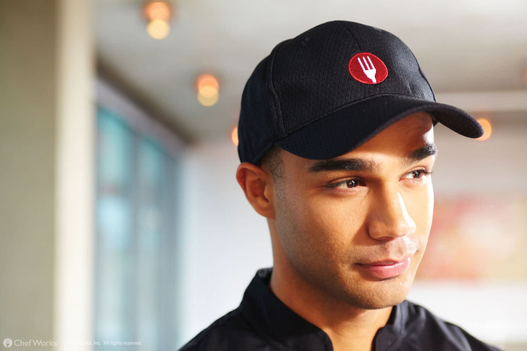 Black Chef Works Baseball Cap