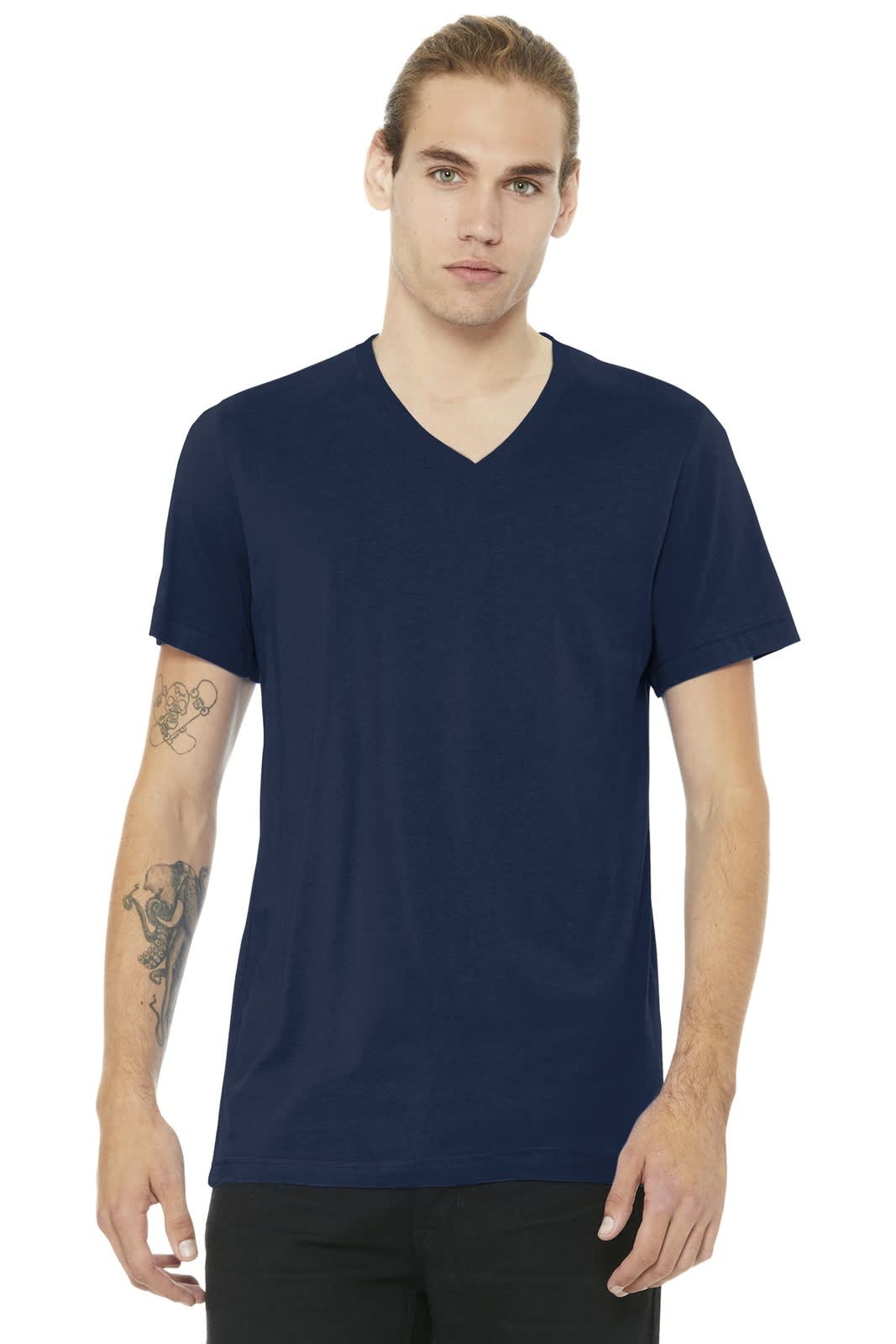 BELLA+CANVAS  Unisex Jersey Short Sleeve V-Neck Tee