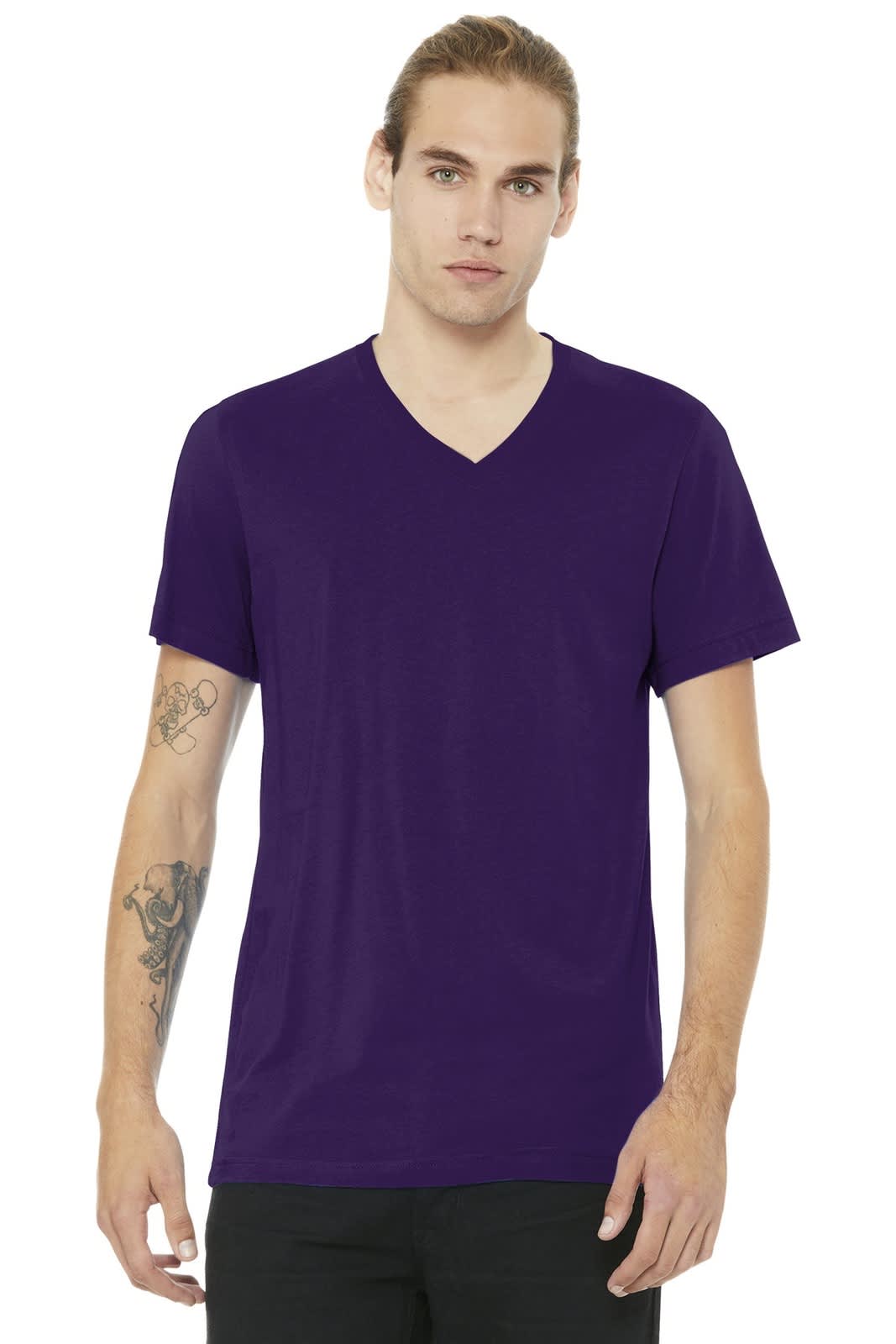 BELLA+CANVAS  Unisex Jersey Short Sleeve V-Neck Tee