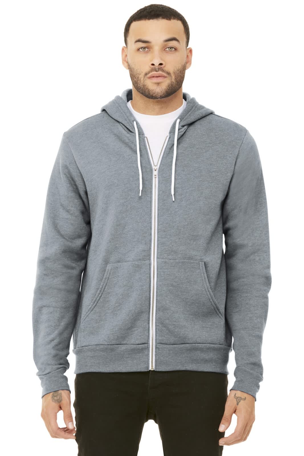 BELLA+CANVAS  Unisex Sponge Fleece Full-Zip Hoodie
