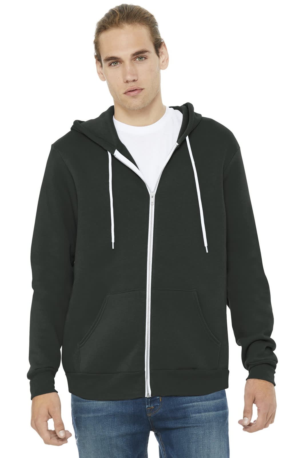 BELLA+CANVAS  Unisex Sponge Fleece Full-Zip Hoodie
