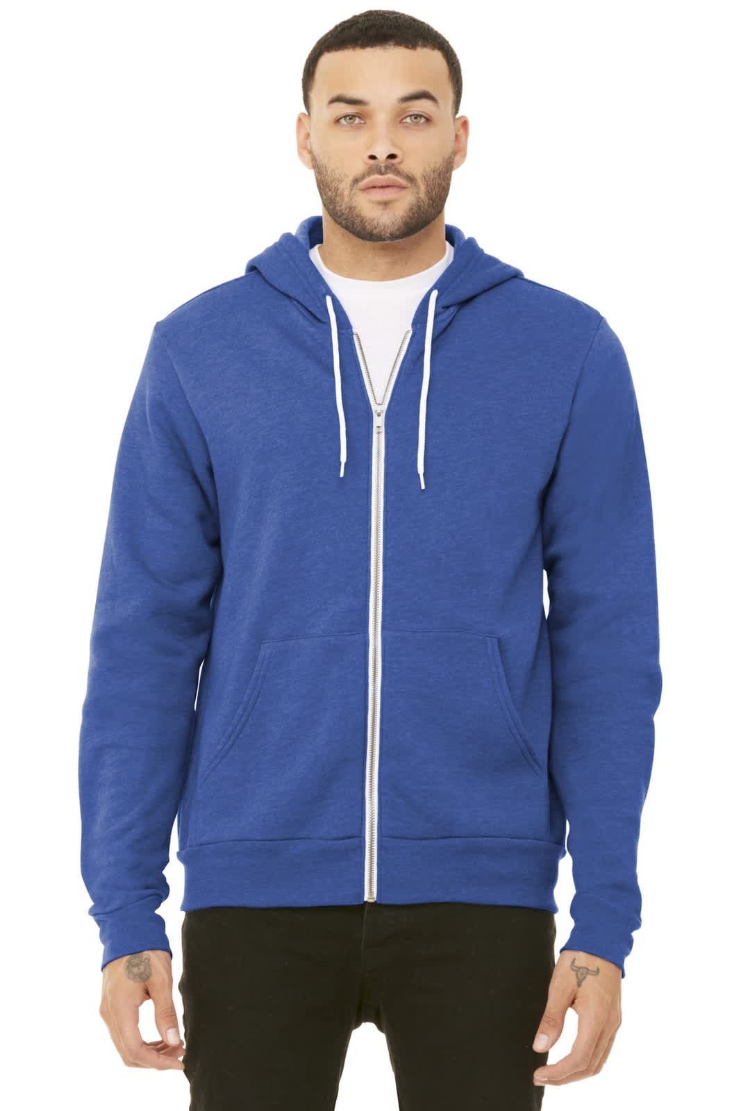BELLA+CANVAS  Unisex Sponge Fleece Full-Zip Hoodie