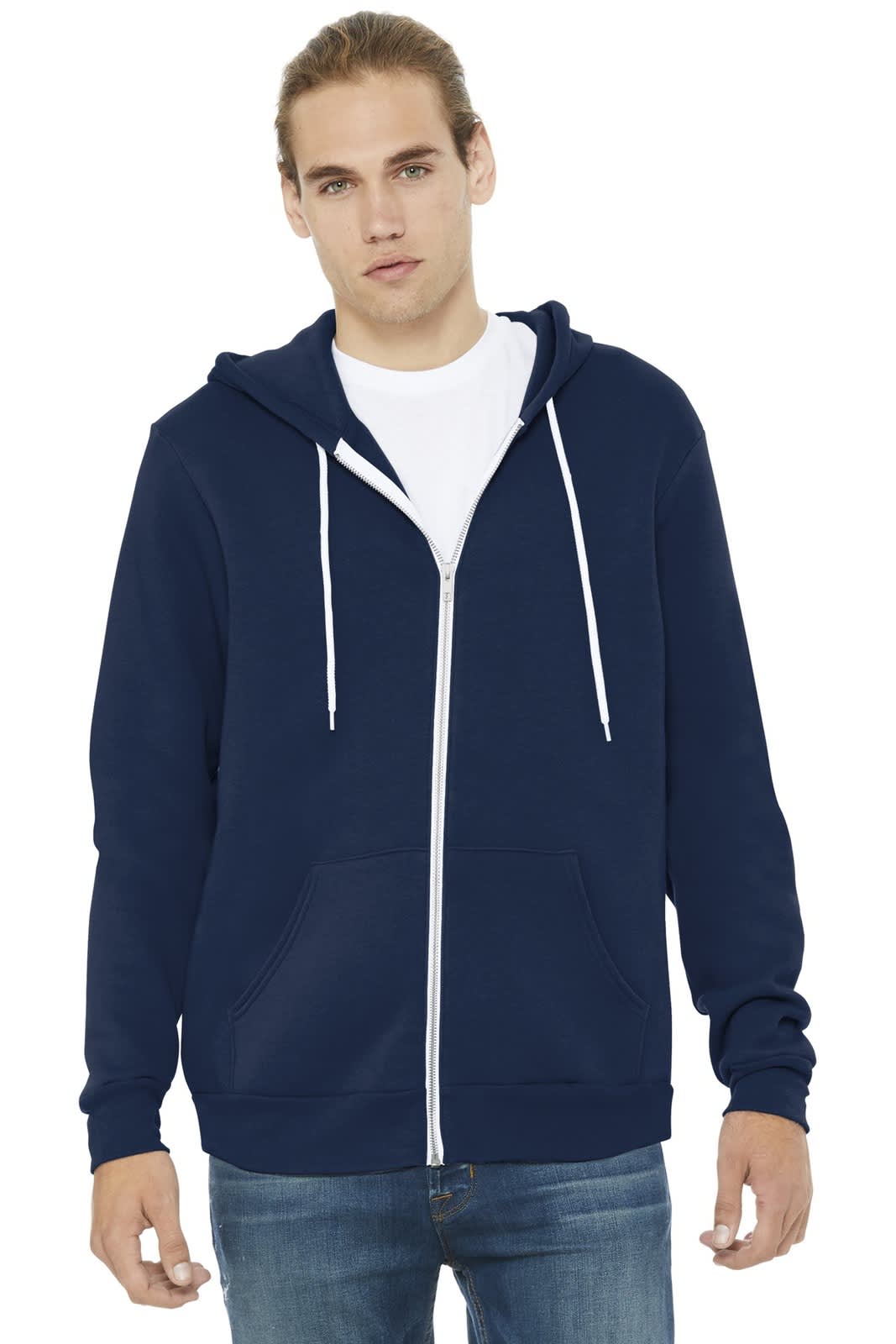 BELLA+CANVAS  Unisex Sponge Fleece Full-Zip Hoodie