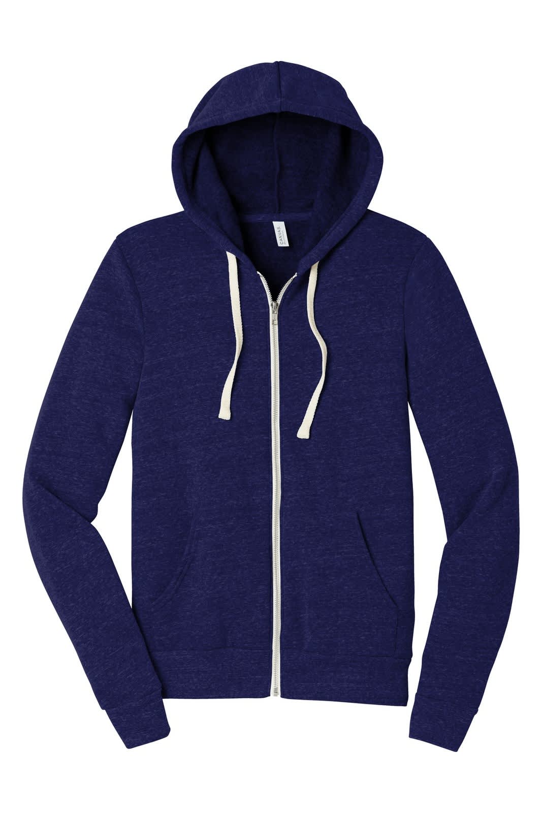 BELLA+CANVAS  Unisex Triblend Sponge Fleece Full-Zip Hoodie