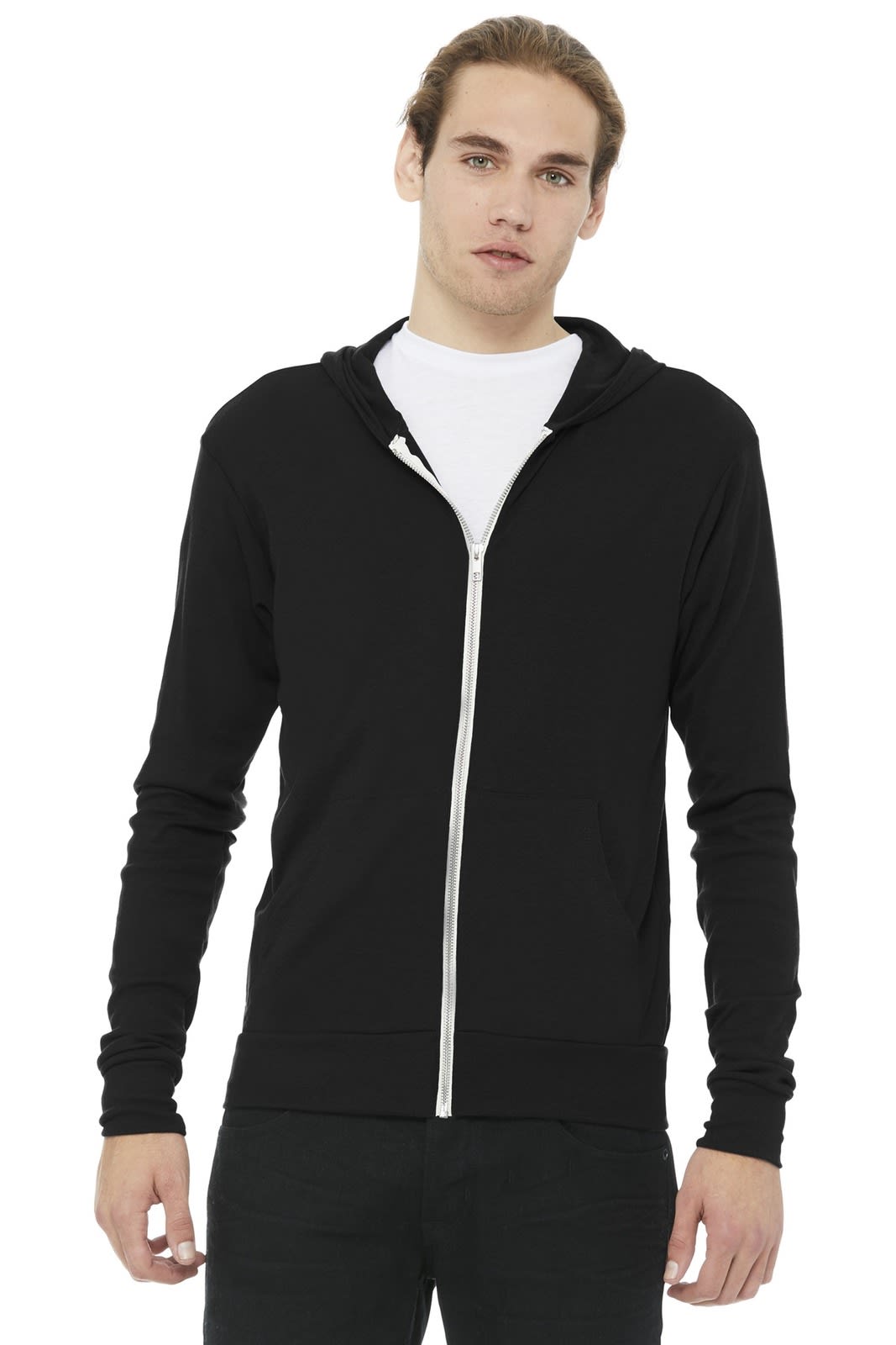 BELLA+CANVAS  Unisex Triblend Full-Zip Lightweight Hoodie