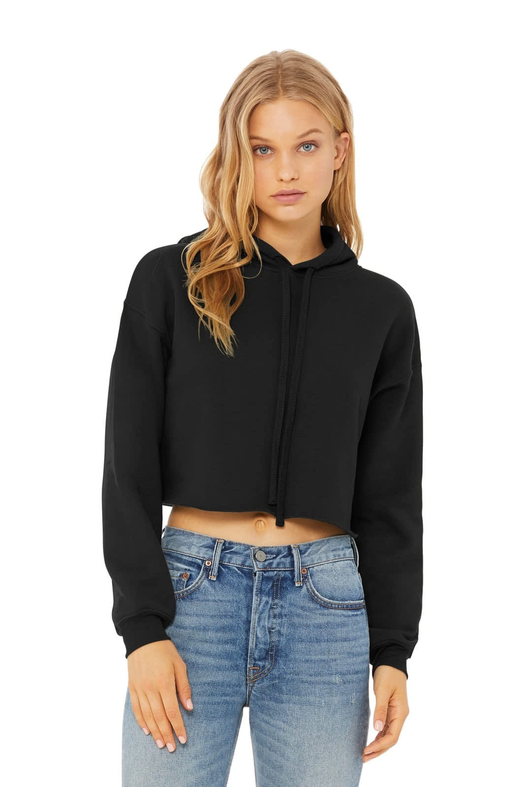 BELLA+CANVAS  Women's Sponge Fleece Cropped Fleece Hoodie