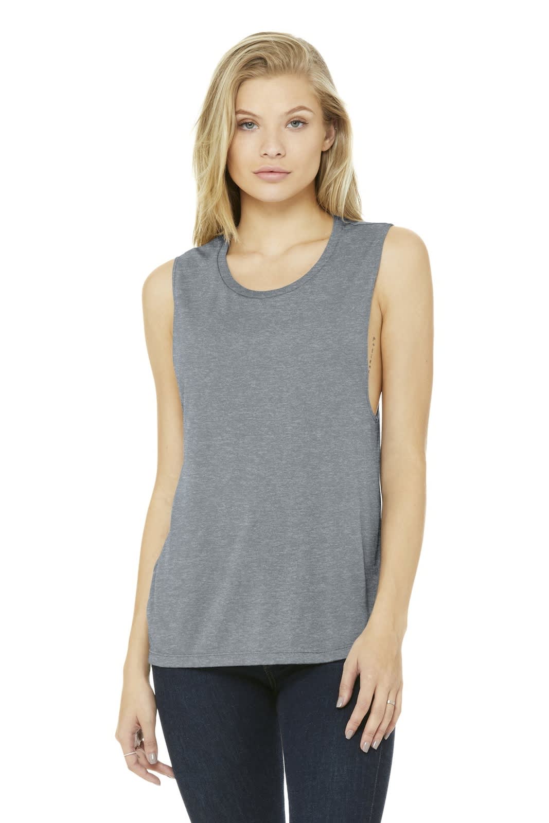 BELLA+CANVAS  Women%27s Flowy Scoop Muscle Tank