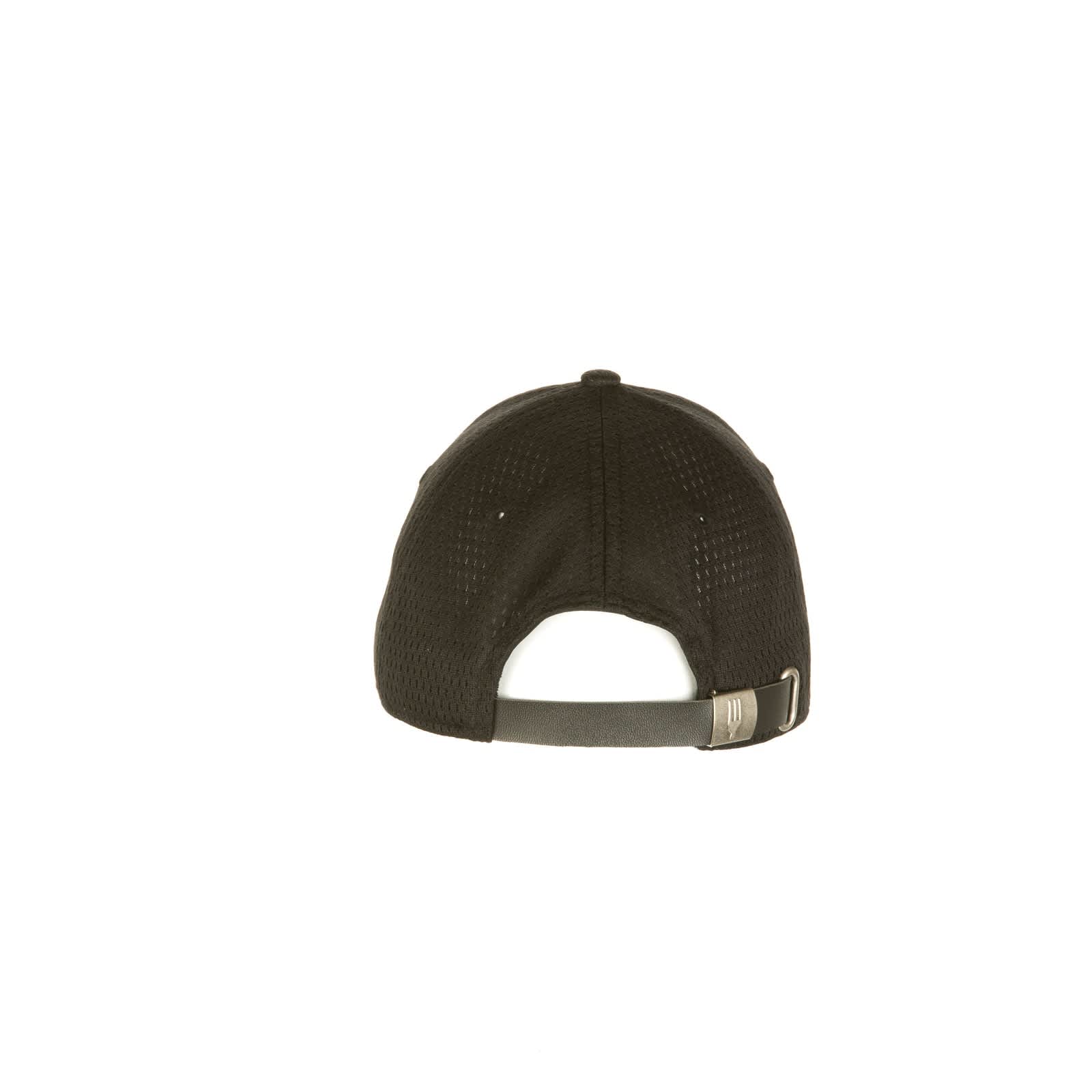 A black Cool Vent baseball cap with trim, featuring a mesh back and adjustable strap.