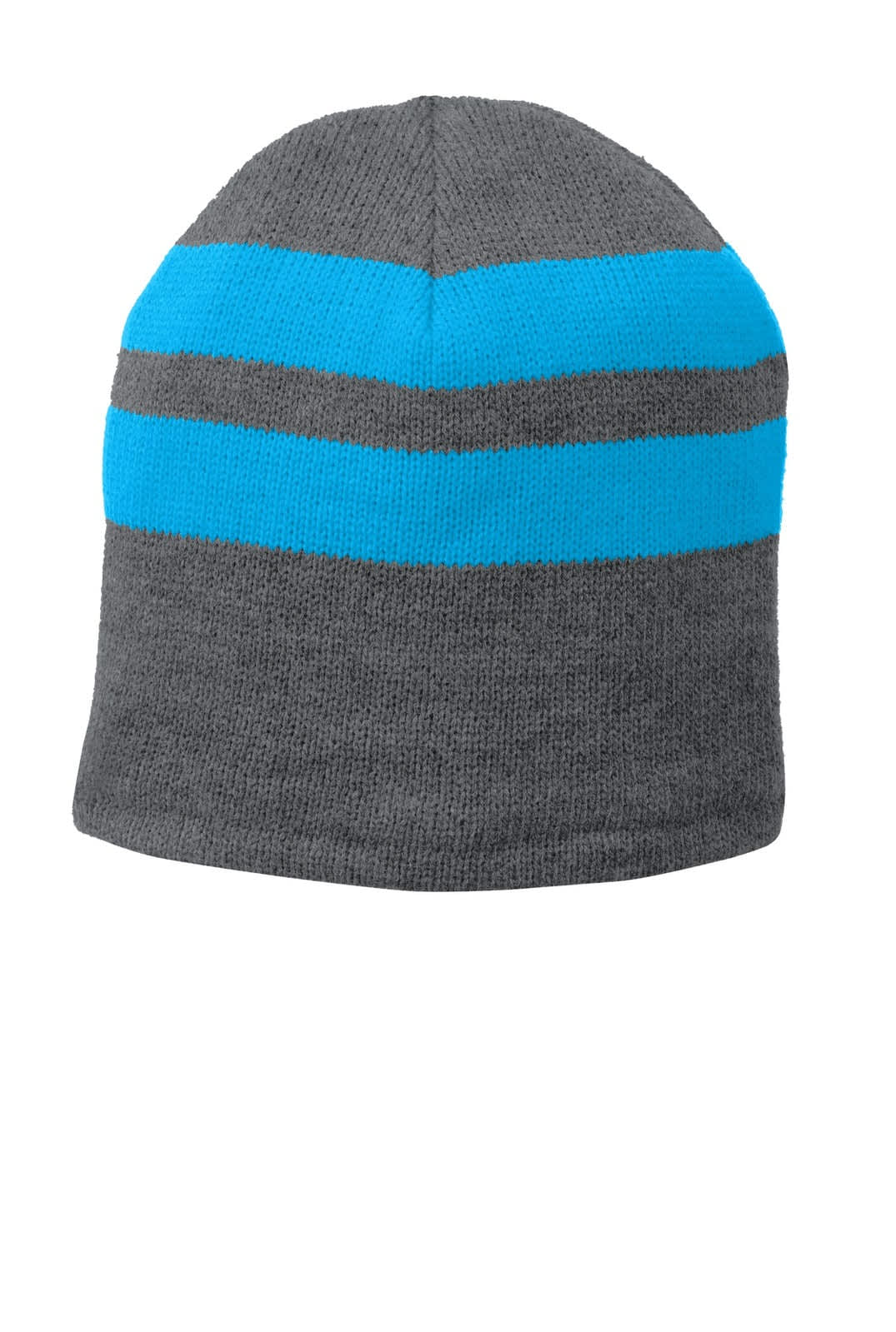 Port & Company Fleece-Lined Striped Beanie Cap