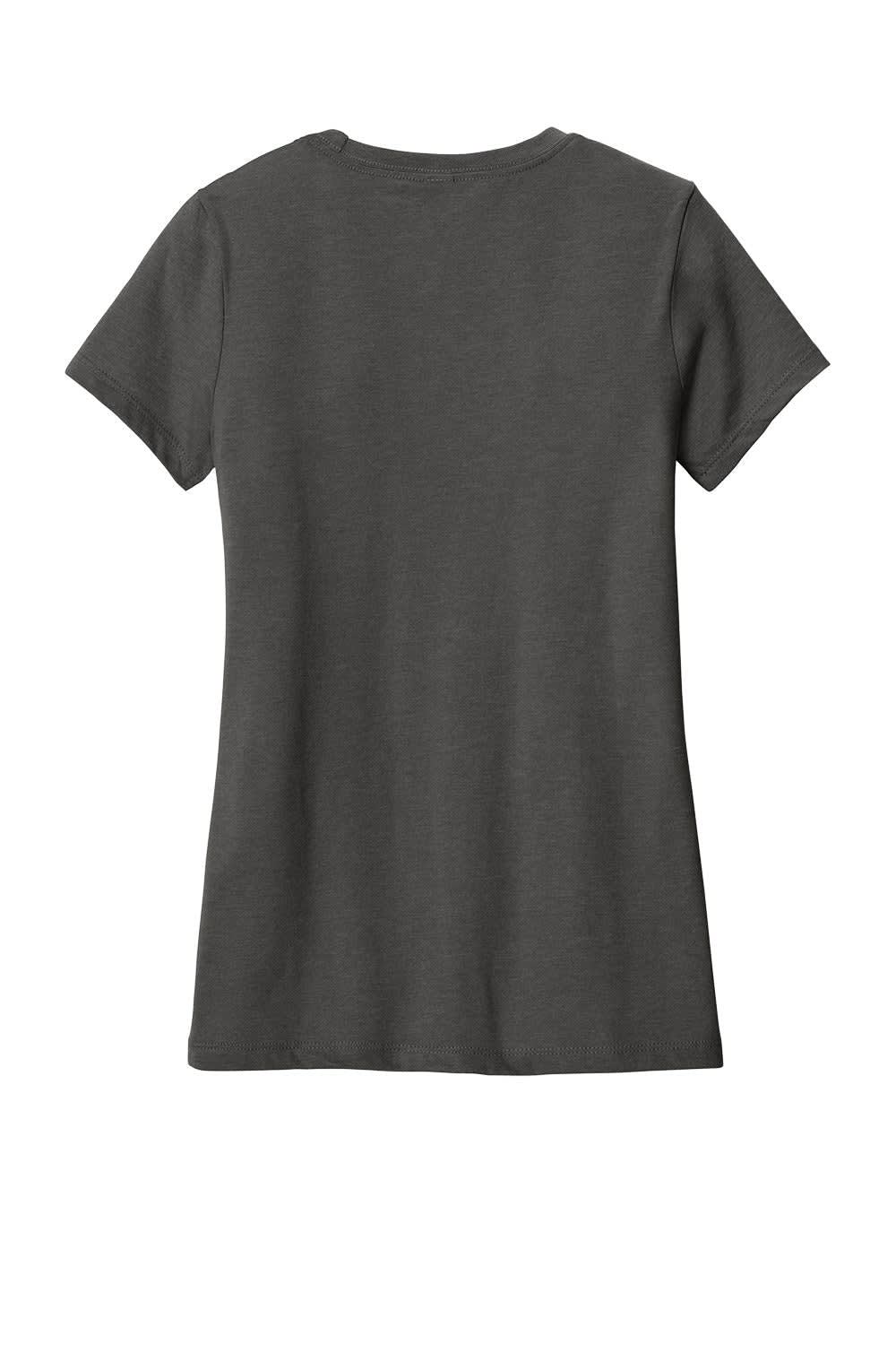 District Made Ladies Perfect Blend Crew Tee - DM108L Image Heathered Charcoal