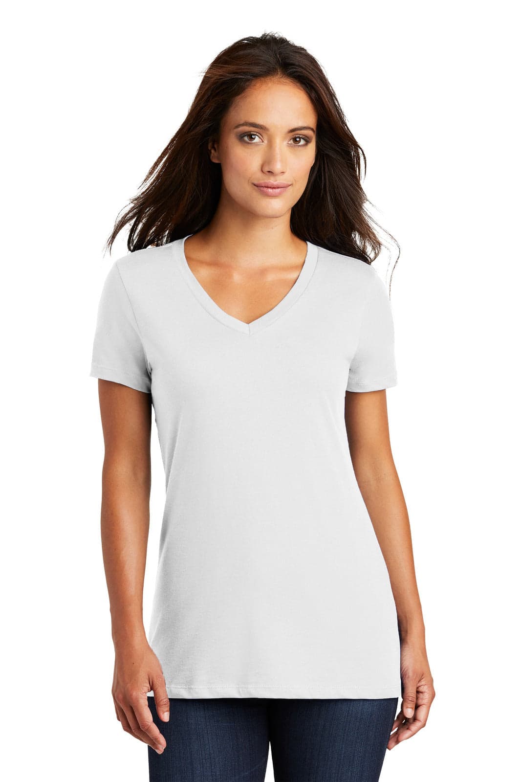 District Made - Ladies Perfect Weight V-Neck Tee