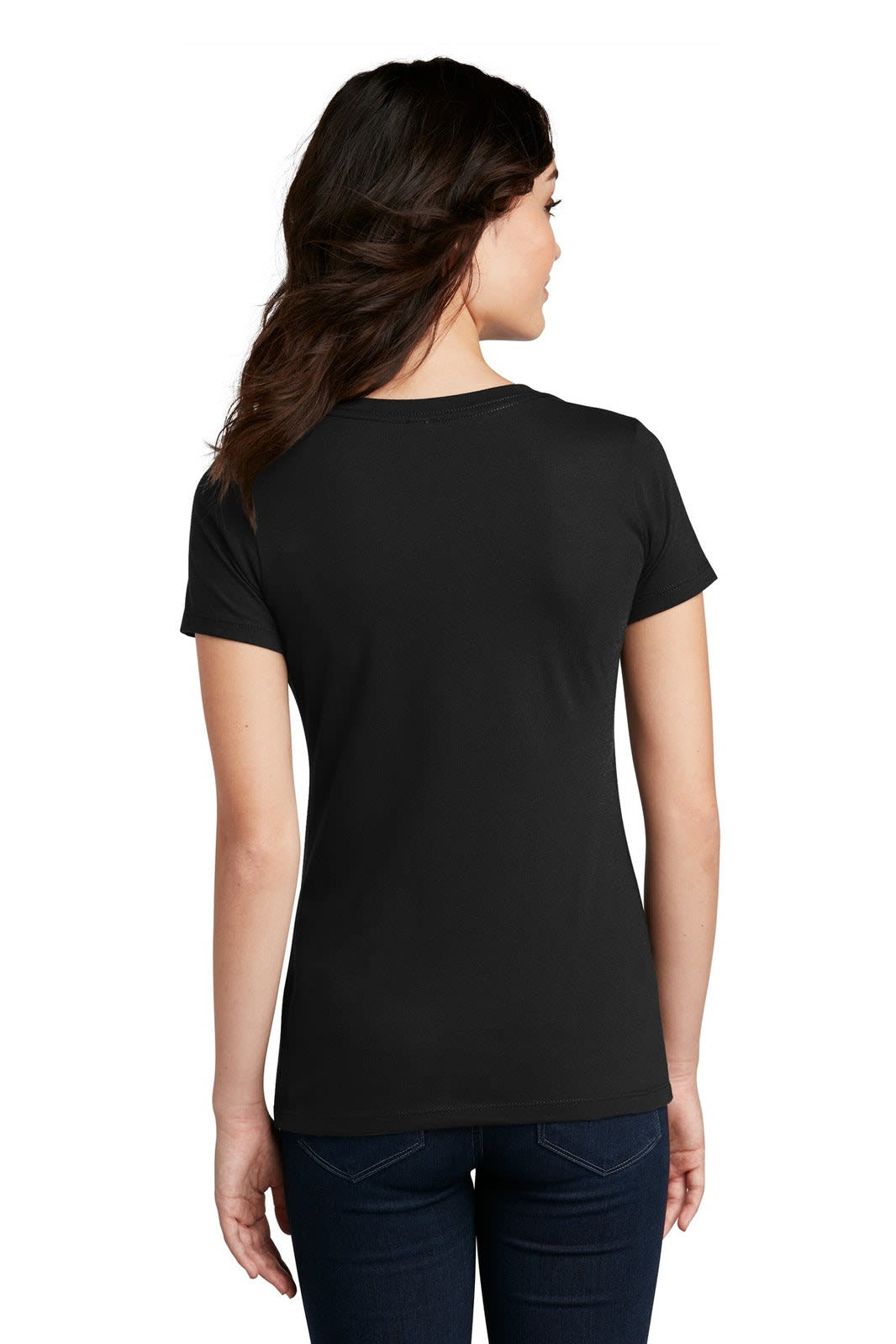District Made Ladies Perfect Blend V-Neck Tee - DM1190L Image 