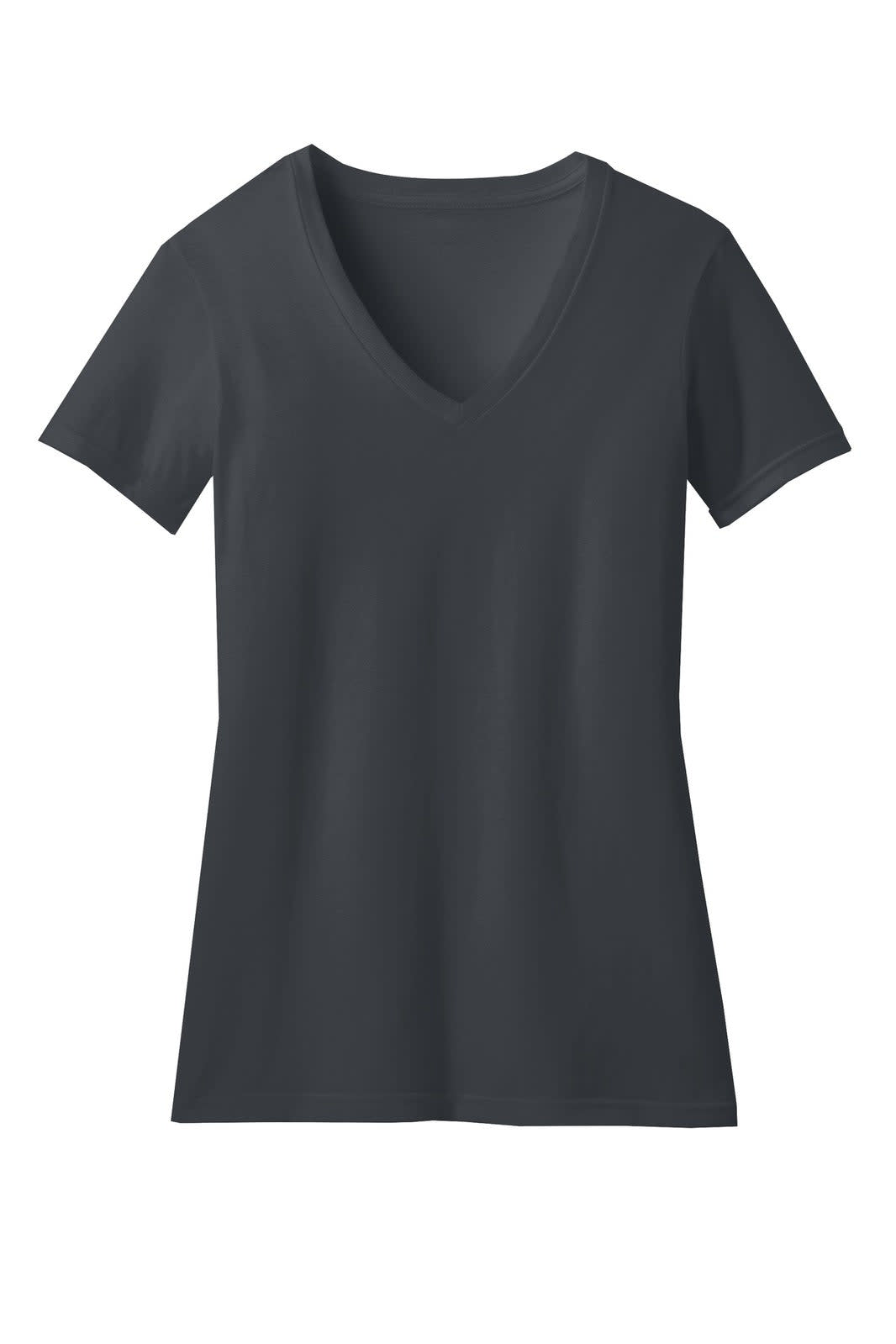 District Made Ladies Perfect Blend V-Neck Tee - DM1190L Image 