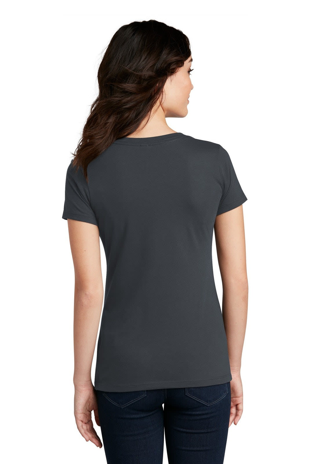 District Made Ladies Perfect Blend V-Neck Tee - DM1190L Image 